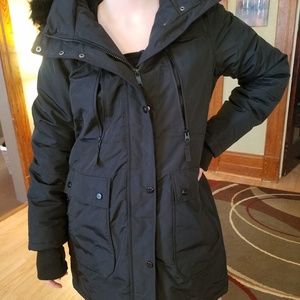 Coats | Ana Winter Coat Blackfur Hood 